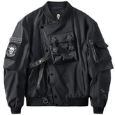 Hearujoy skull embroidery men jacket motorcycle clothes Baseball uniform handsome outdoor harajuku streetwear new tops